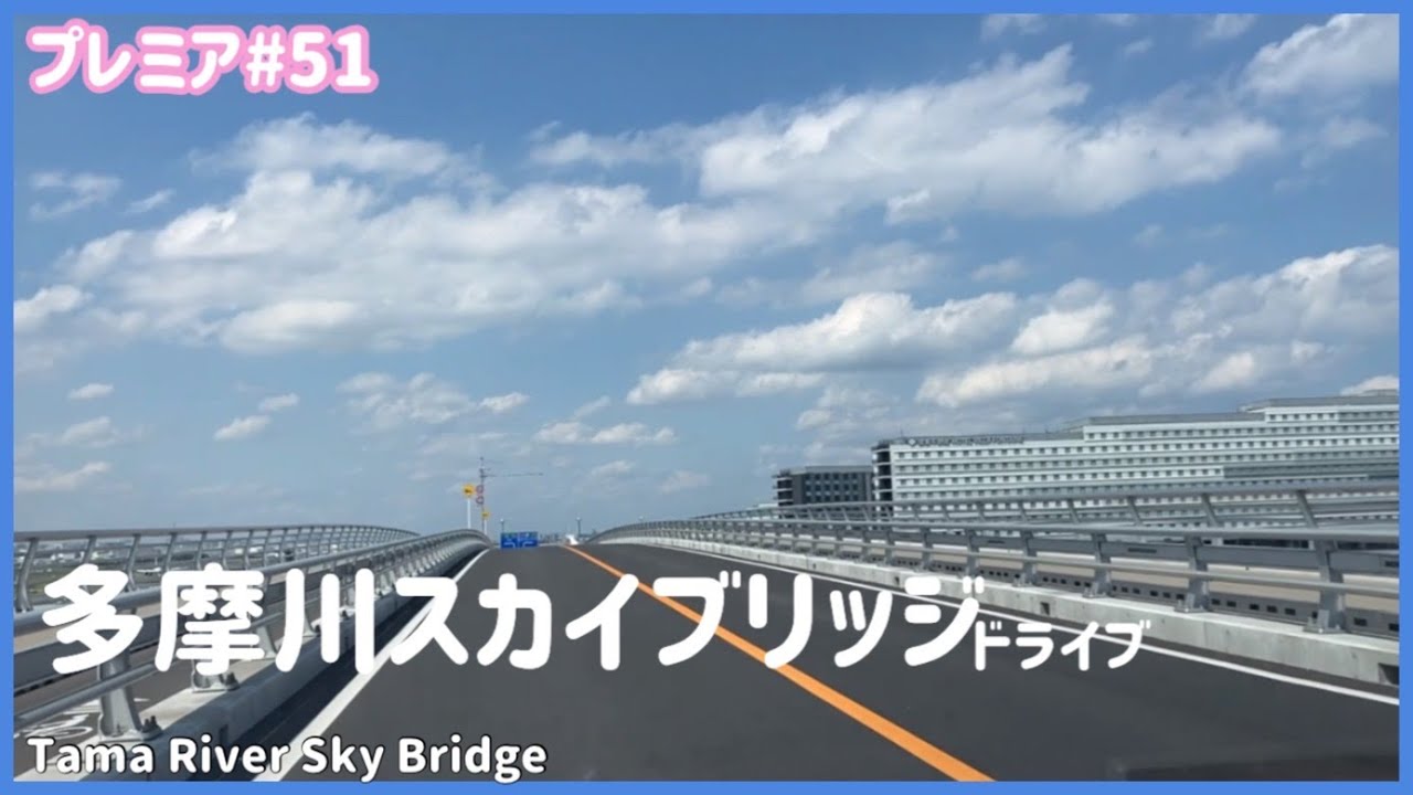 【ぶらり旅】多摩川スカイブリッジ ドライブ　Tama River Sky Bridge Drive　#旅 ＃ドライブ＃無料　初見さん大歓迎💕