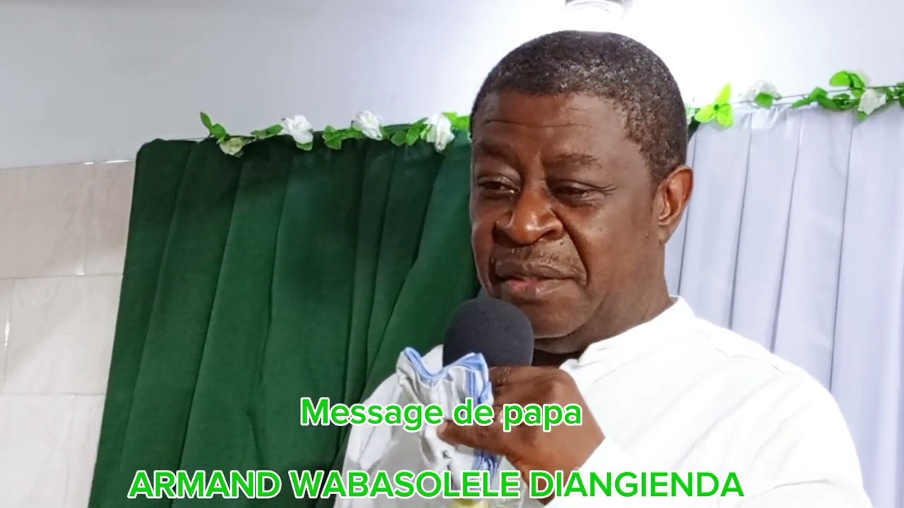 🇨🇬03-09-2024/ MESSAGE DE PAPA ARMAND WABASOLELE DIANGIENDA À BRAZZAVILLE
