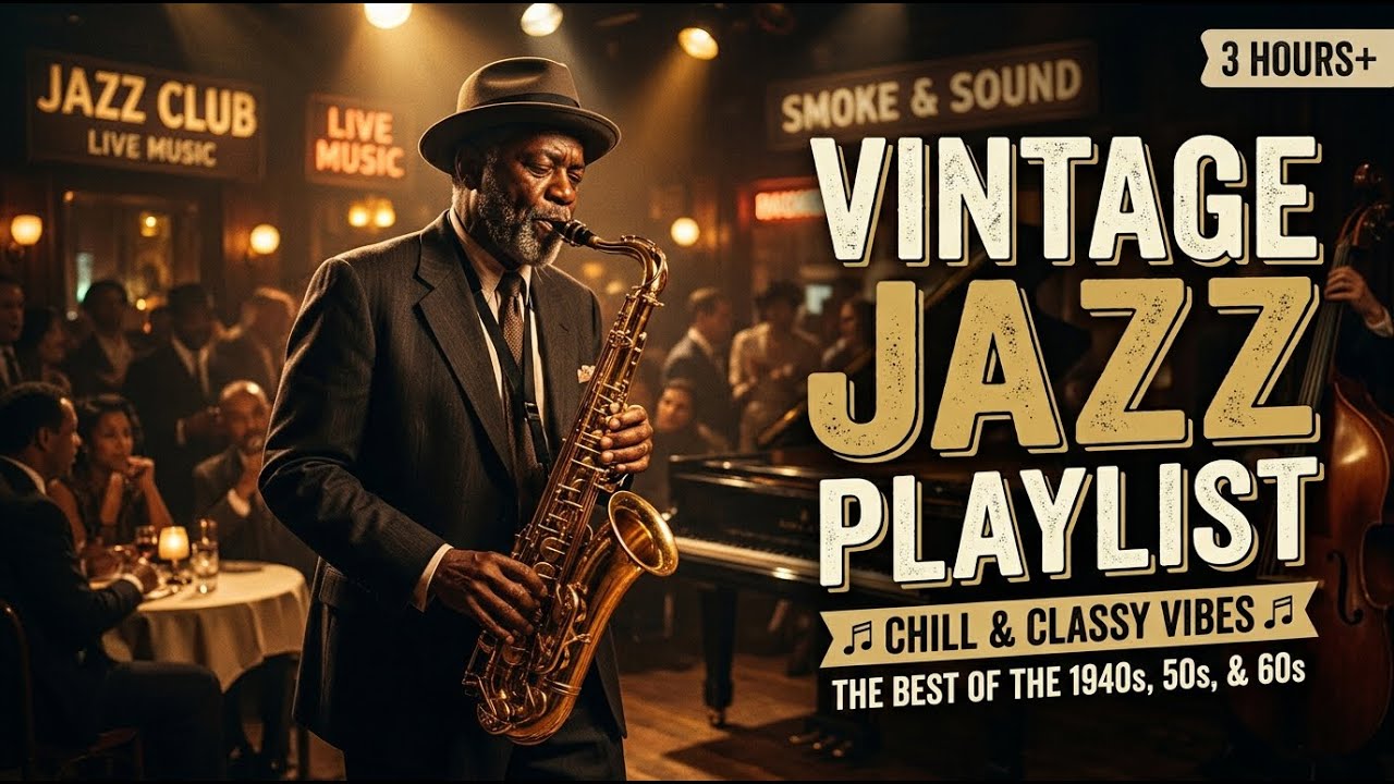 Vintage Jazz 1940년대 🎺 클래식 스윙 재즈 감성 playlist cafe