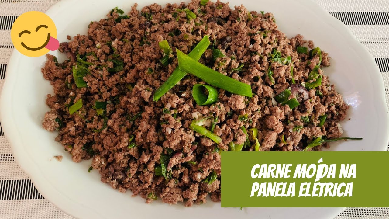 Carne Moída na Panela Elétrica