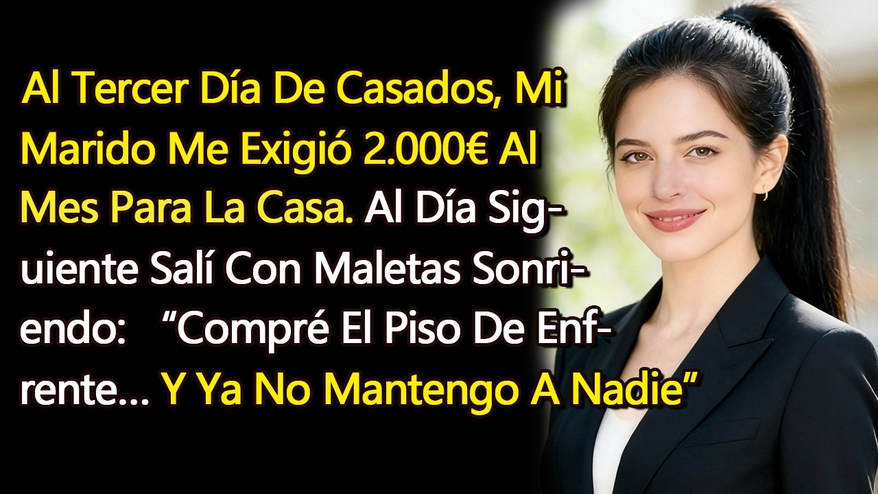 Me exigió 2.000€ al mes para vivir en su casa… al irme entendió que toda su familia vivía de mí