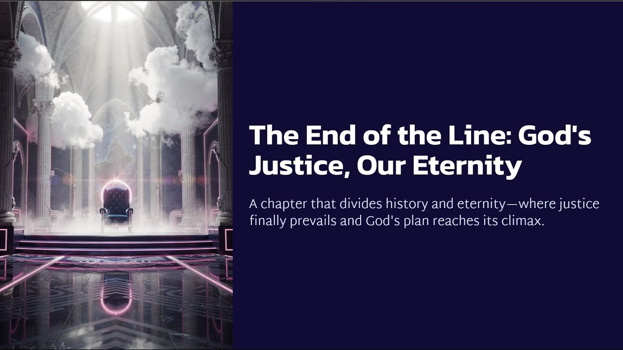 The End of the Line: God's Justice, Our Eternity 2-8-26
