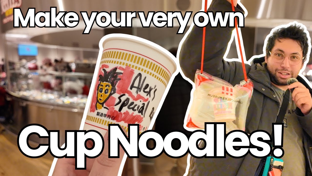Make your Own Instant Ramen at Cup Noodle Museum Yokohama