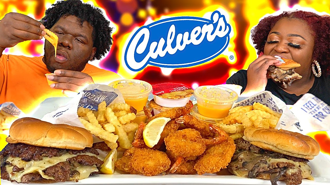 BIG @Bloveslife INSPIRED CULVERS MEAL!!! | HASHTAG THE CANNONS | MUKBANG EATING SHOW