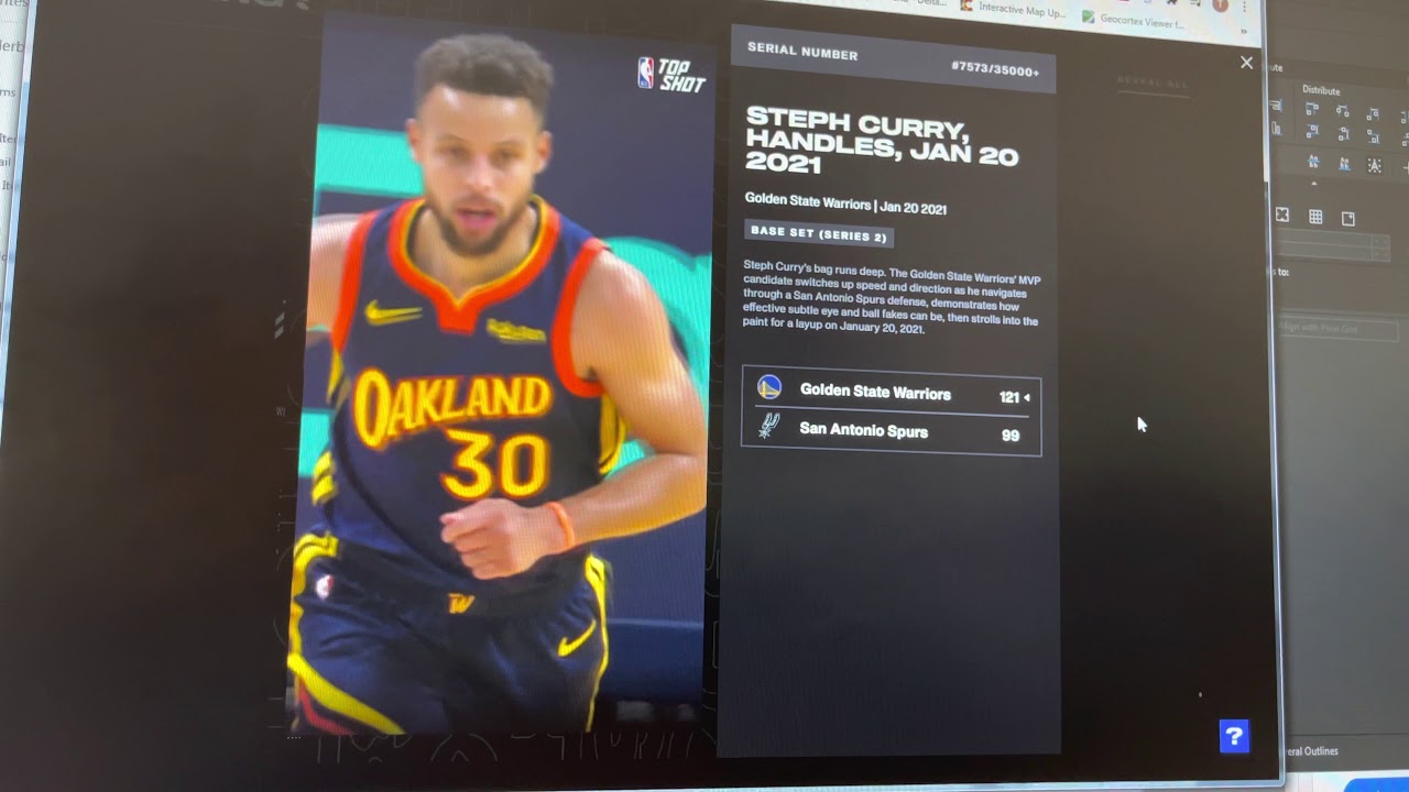 NBA TOPSHOT Seeing star pack opening - Zion and Curry