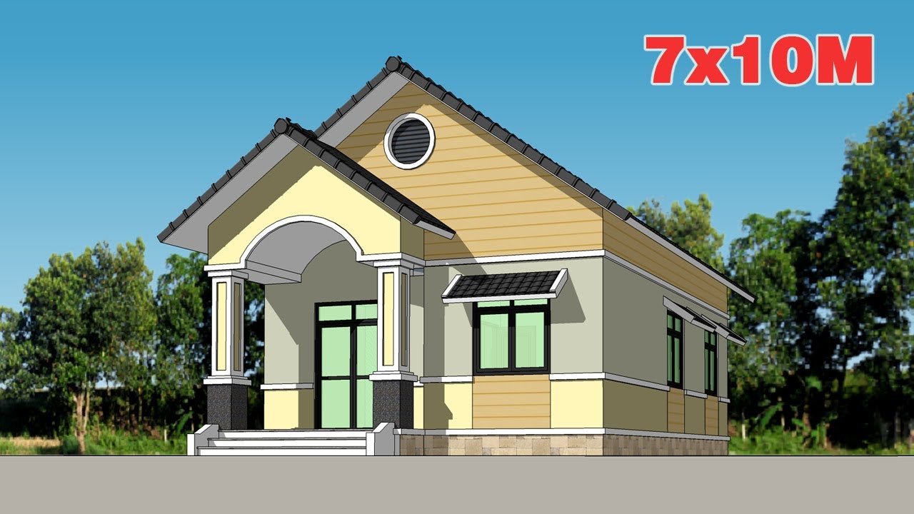 Gợi Ý Nhà Cấp 4 Diện Tích 7x10m Với 3 Phòng Ngủ | Cozy Homes