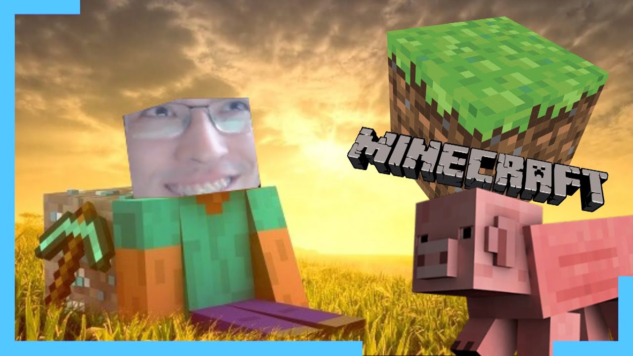 JOGUEI MINECRAFT PELA PRIMEIRA VEZ E FOI... UM DESASTRE!?