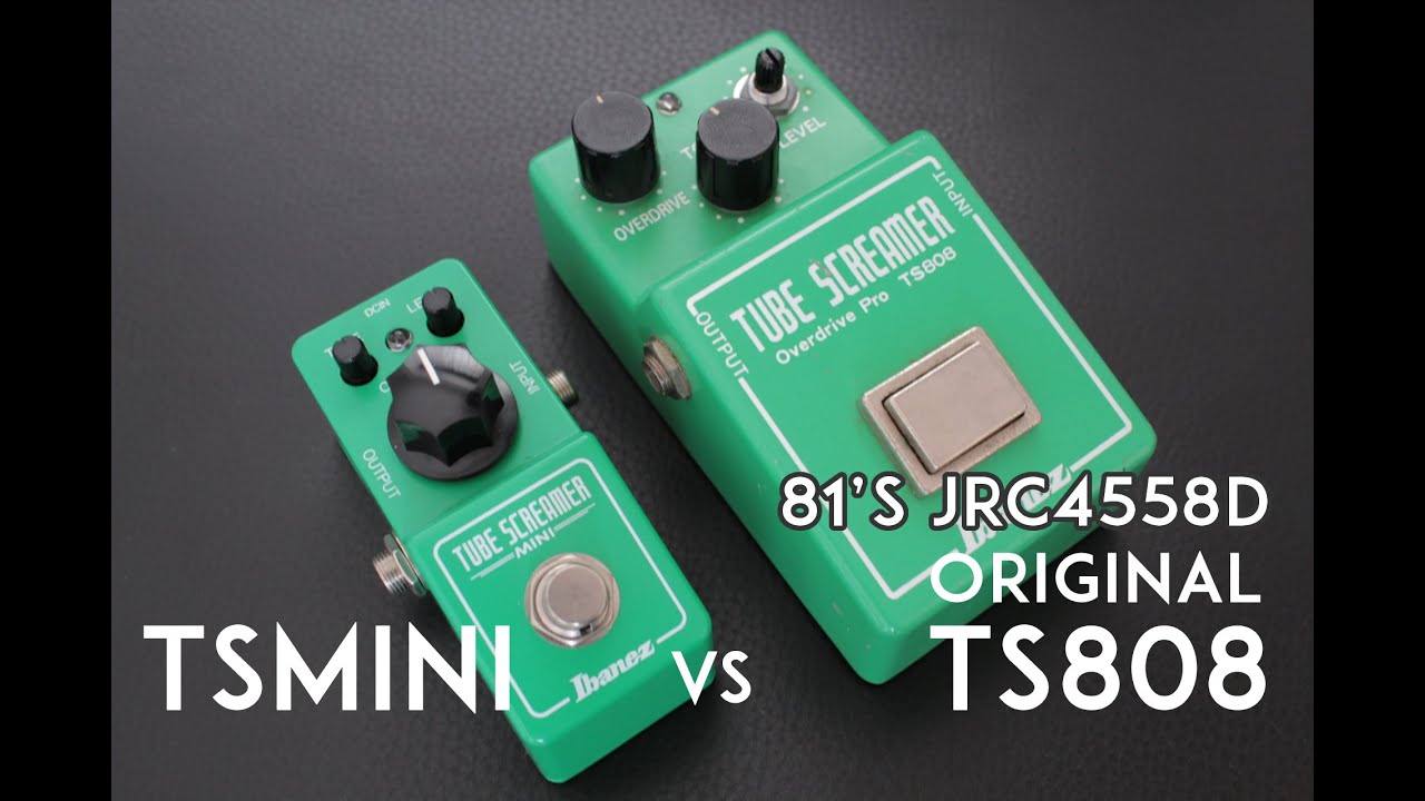 Ibanez TS Mini vs original 1981 TS808【Supernice!エフェクター】