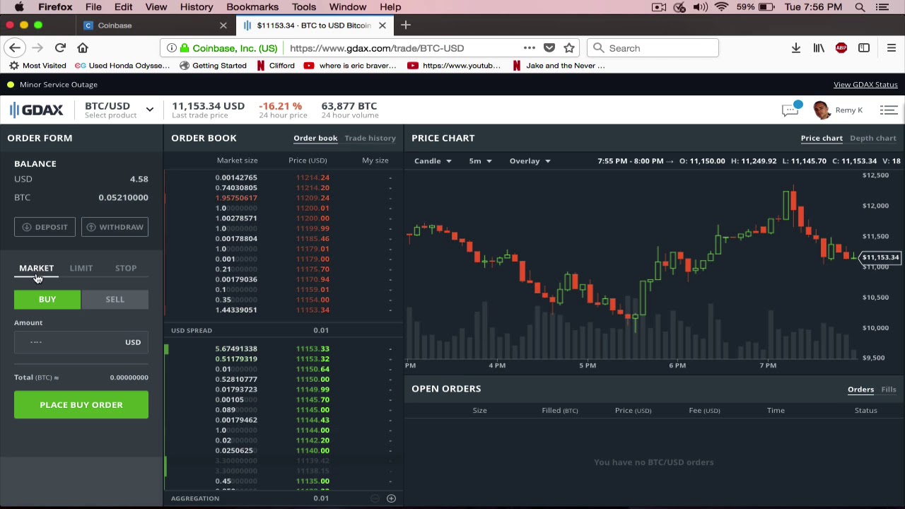 How To Avoid Paying Coinbase Fees Using GDAX | Crypto Tutorial