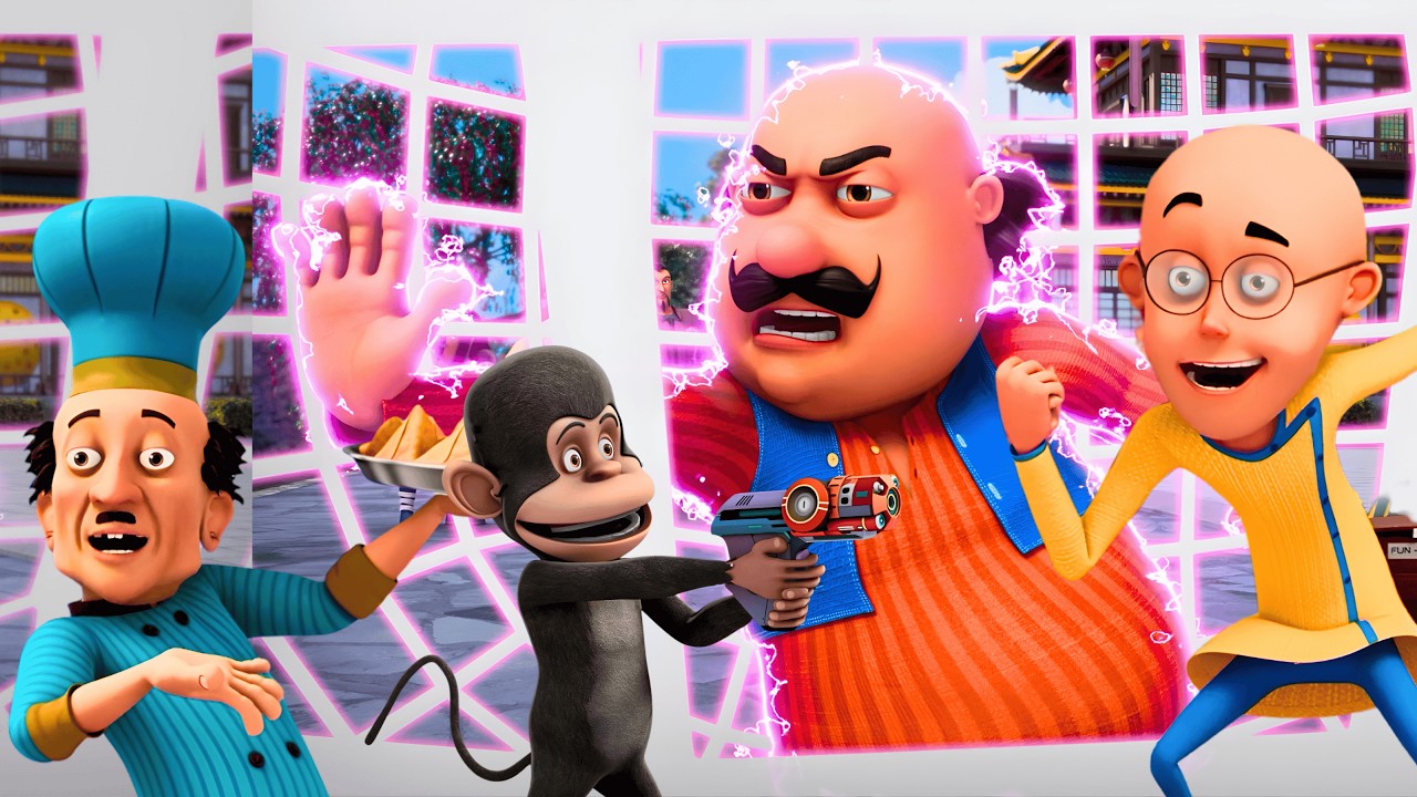Bandar ने किया Motu Patlu के नाक में दम 🐒😤🔥 | Motu-Patlu