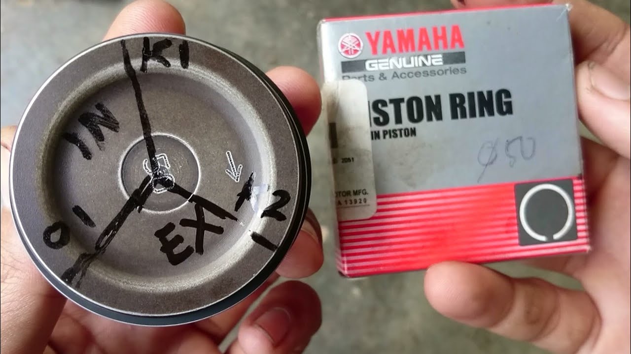 Pasang RING PISTON Yamaha yang benar ala pabrikan