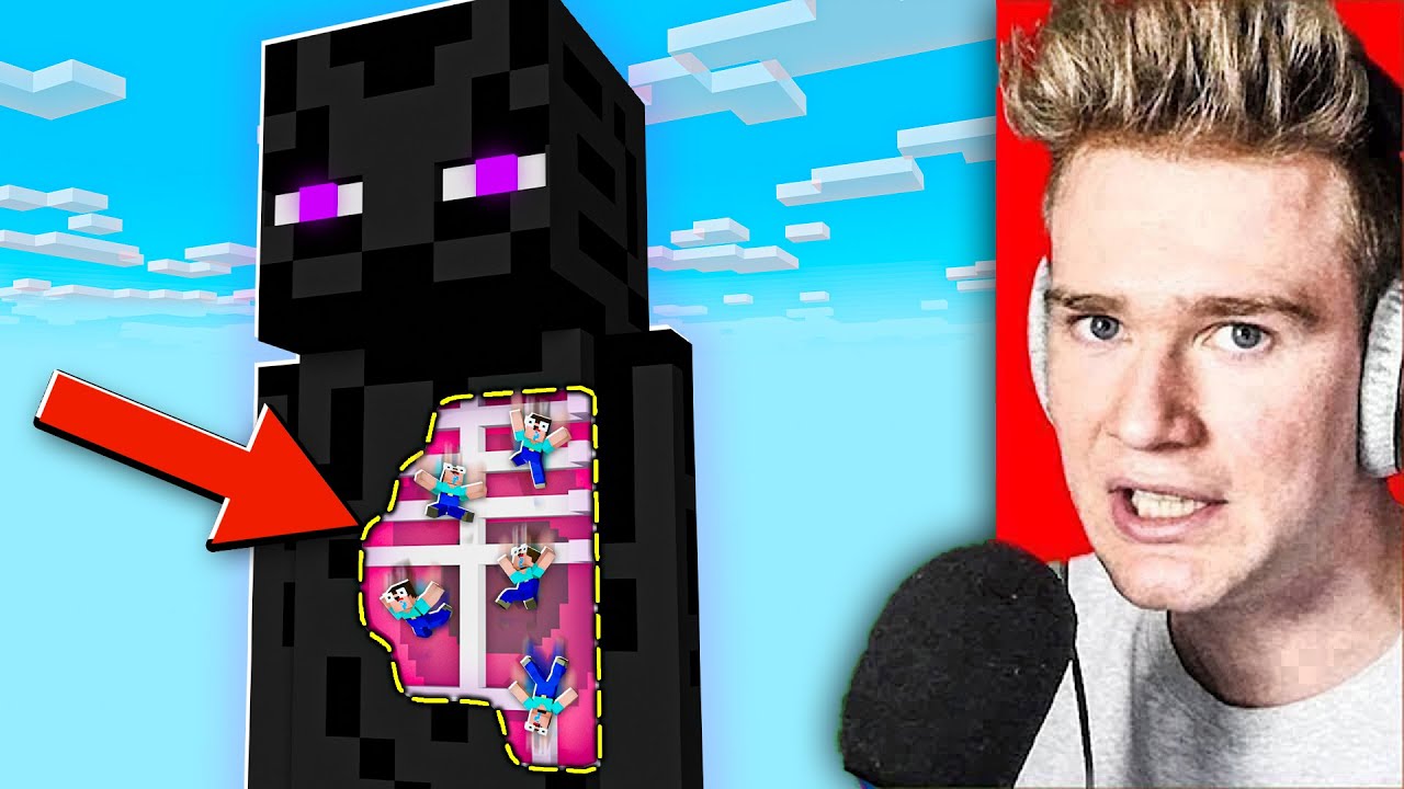 KTO OSTATNI ZOSTANIE w ŚRODKU ENDERMANA = WYGRYWA | Minecraft Extreme