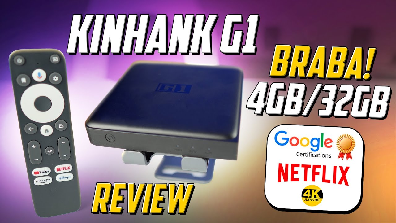 A Tv Box KINHANK G1 é COMPLETA, POTENTE e BARATA!