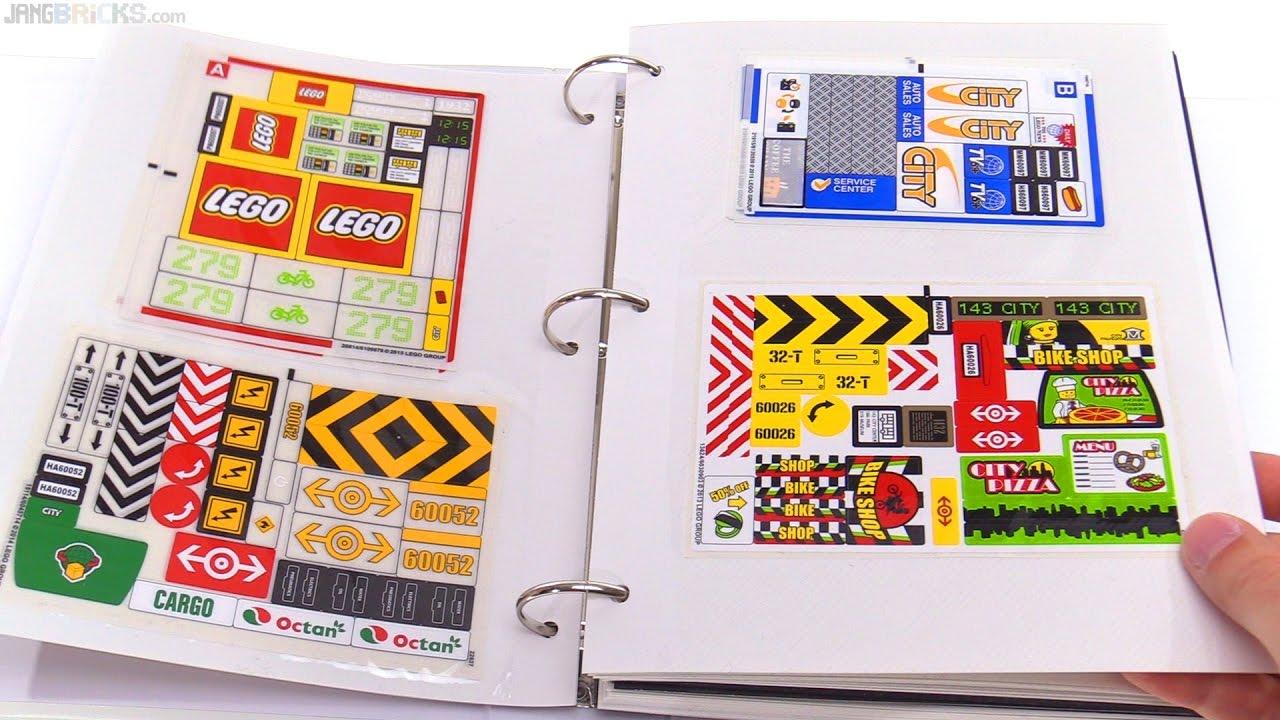 My LEGO Sticker Collection & organization