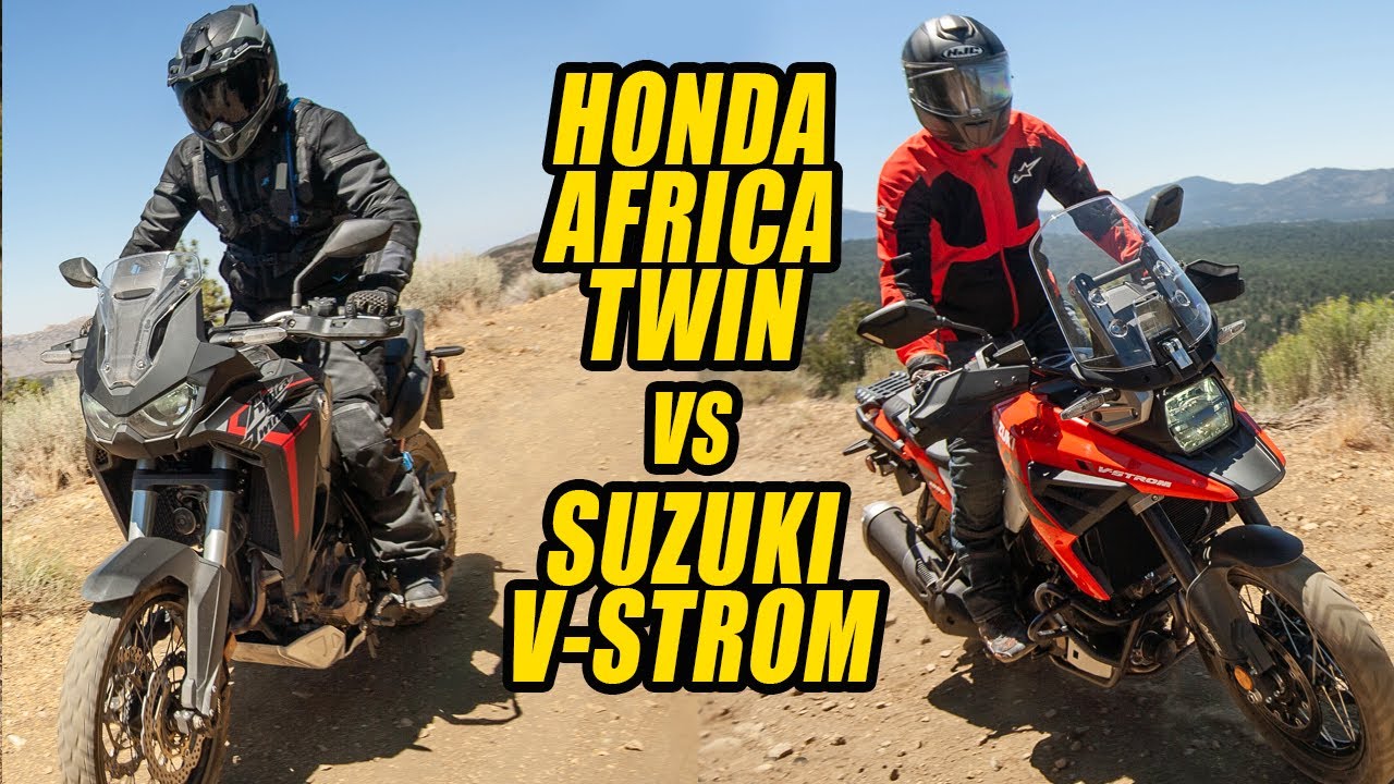 Honda CRF1100L Africa Twin 2020 года против Suzuki V-Strom 1050XT