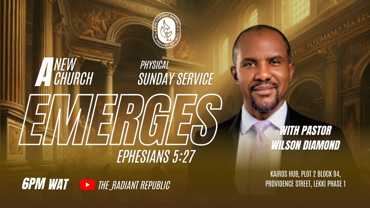 A NEW CHURCH EMERGES WITH PASTOR WILSON DIAMOND