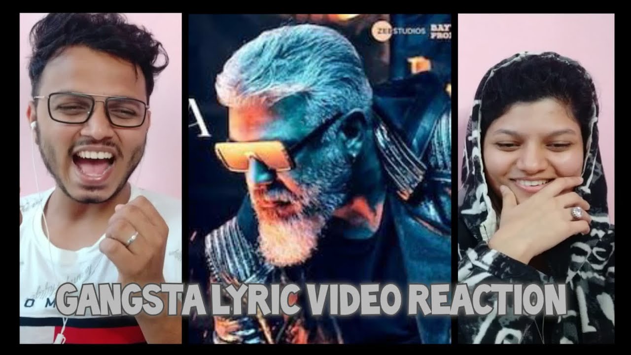Gangstaa - Thunivu Lyric Song Reaction | Ajith Kumar | H Vinoth | Manju Warrier | Ghibran