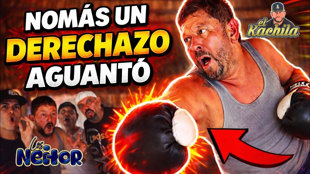 NUNCA PENSABA QUE CON UN DERECHASO ALA LONA MEMANDARA