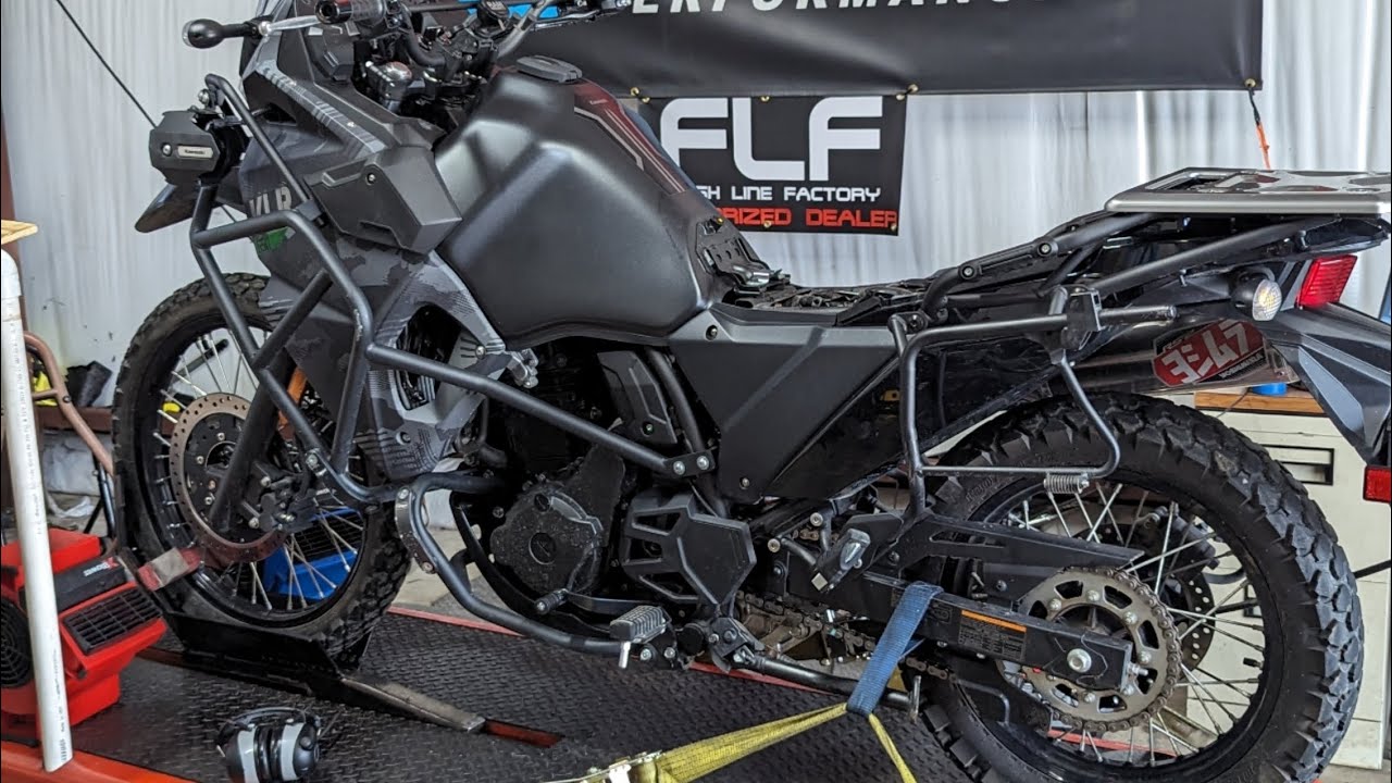 Динамический тюнинг Kawasaki KLR 650 2023 года