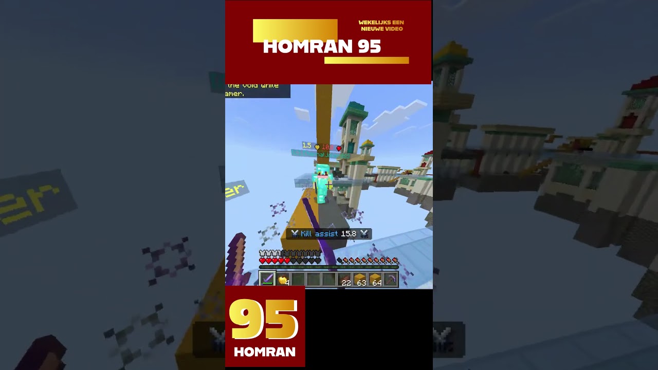 Wacht even hoe leeft Cyan nog Minecaft Eggwars Short 2 