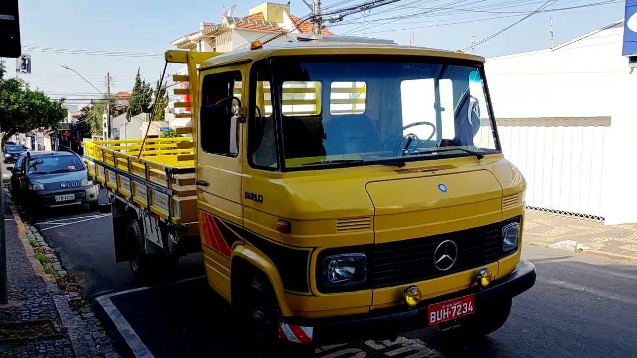 Caminhão MERCEDES BENZ 1985 608 D DEVIDAMENTE VISTORIADO PARA PLACA PRETA
