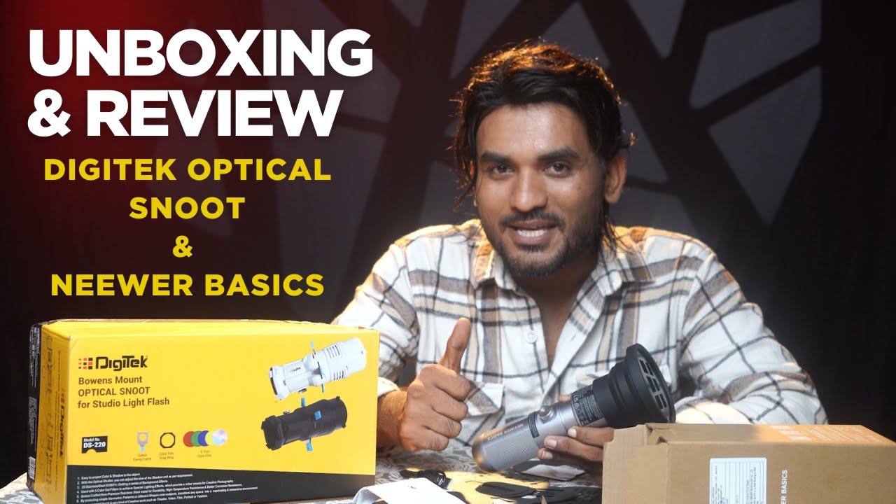 Digitek Optical Snoot vs Neewer Basics Snoot Review | Budget Studio Lighting Comparison