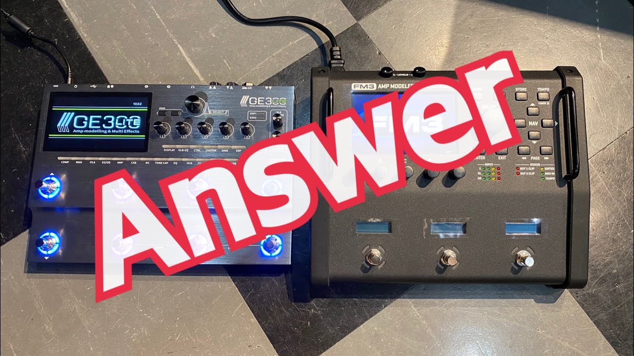 Fractal Audio Systems FM3 vs Mooer GE300 LITE (Blind sound test answer)