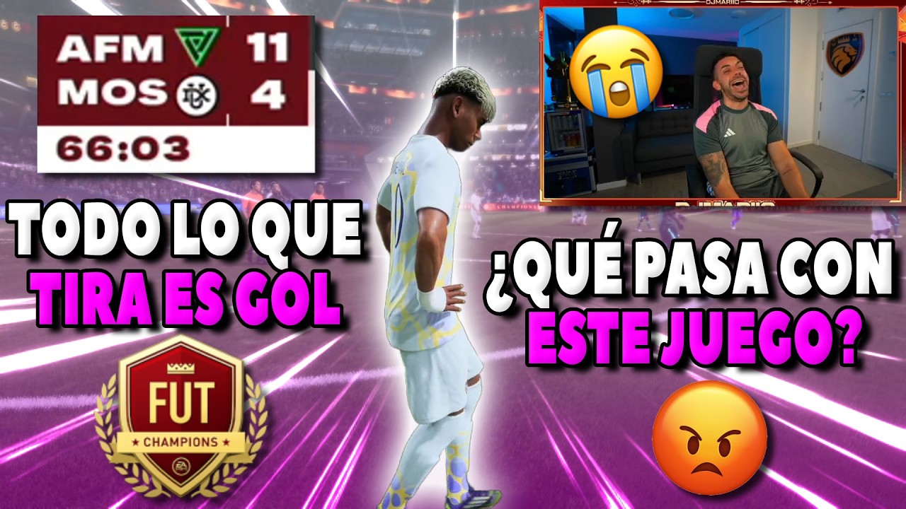 DjMaRiiO PIERDE 11-4 y TIRA del CABLE en el 60' *goleada historica* | Lloros y Enfados FC 26