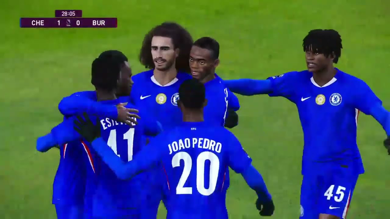 CHELSEA EMPATA EM CASA SIMULAÇÃO DO JOGO DE HOJE GAMEPLAY PES21 PS4