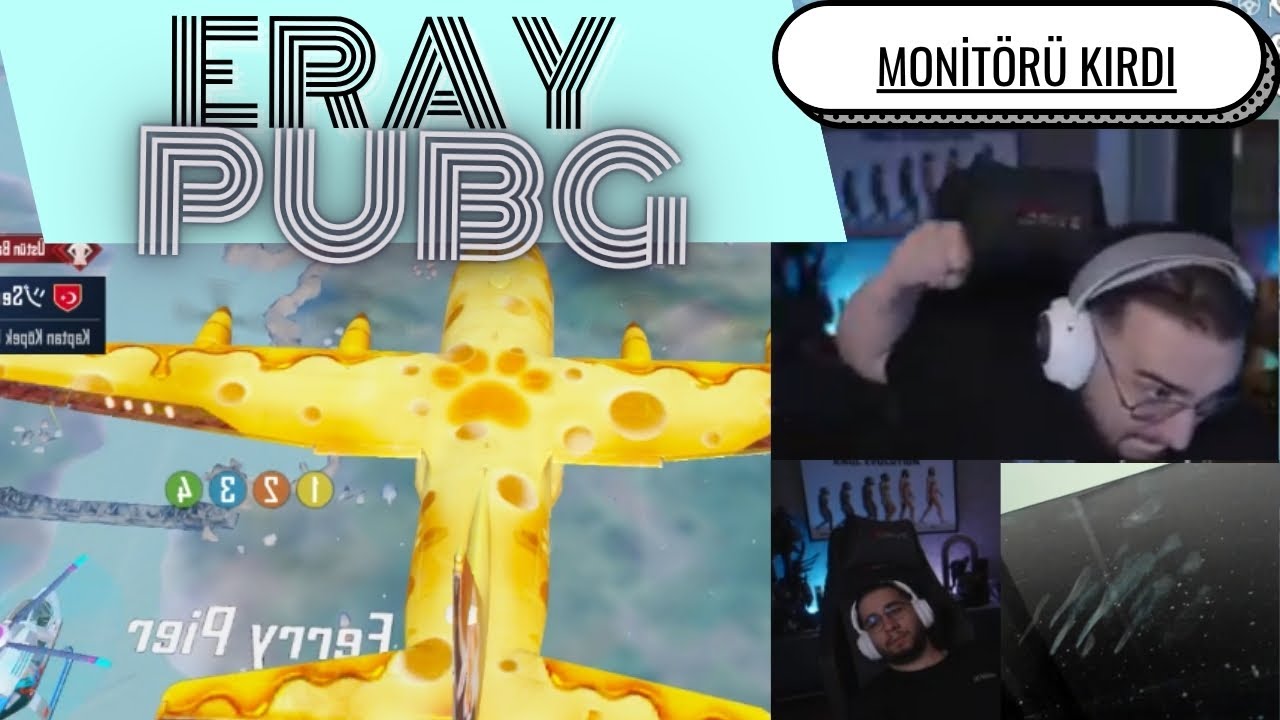 ERAY - PUBG OYNUYOR (MONİT&Ouml;R&Uuml; KIRDI-TURNUVA) TAM 2 SAAT!
