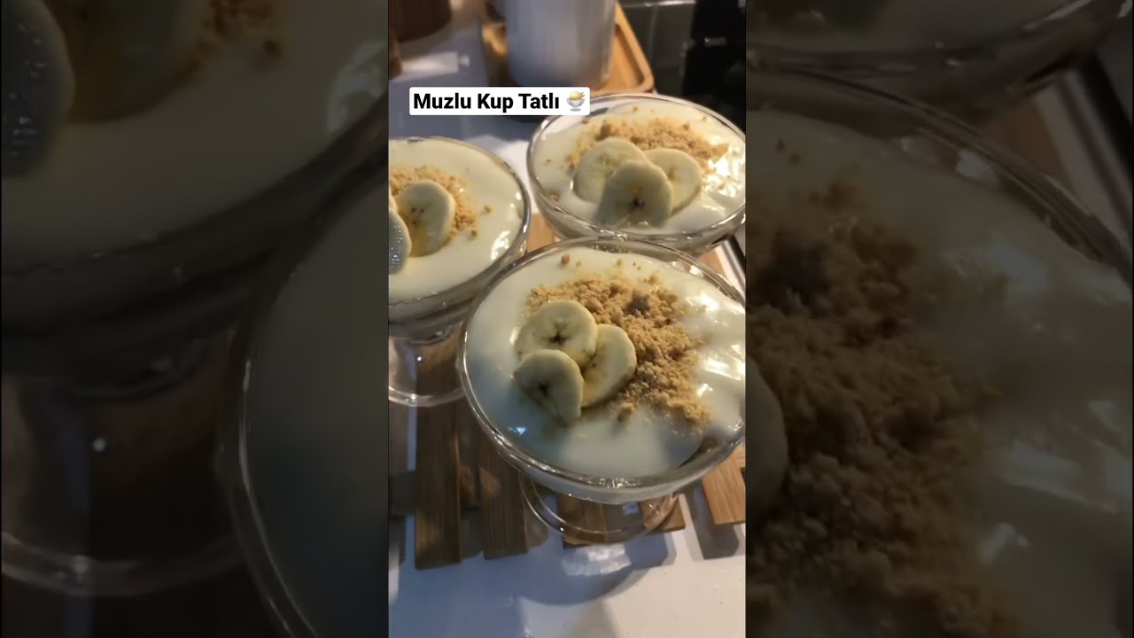 Bur&ccedil;ak Bisk&uuml;viden 15 Dakikada Kup Tatlı 🍨