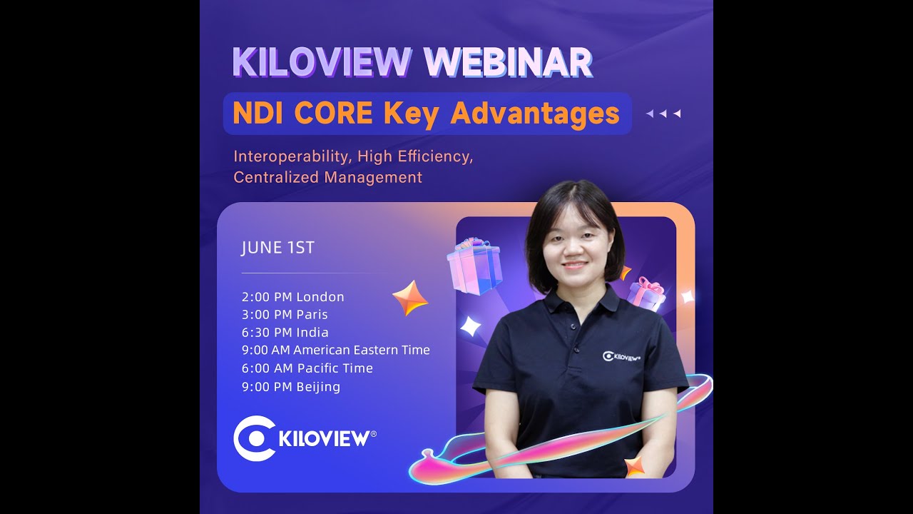 How Kiloview NDI CORE and ecosystem are transforming live production workflows?