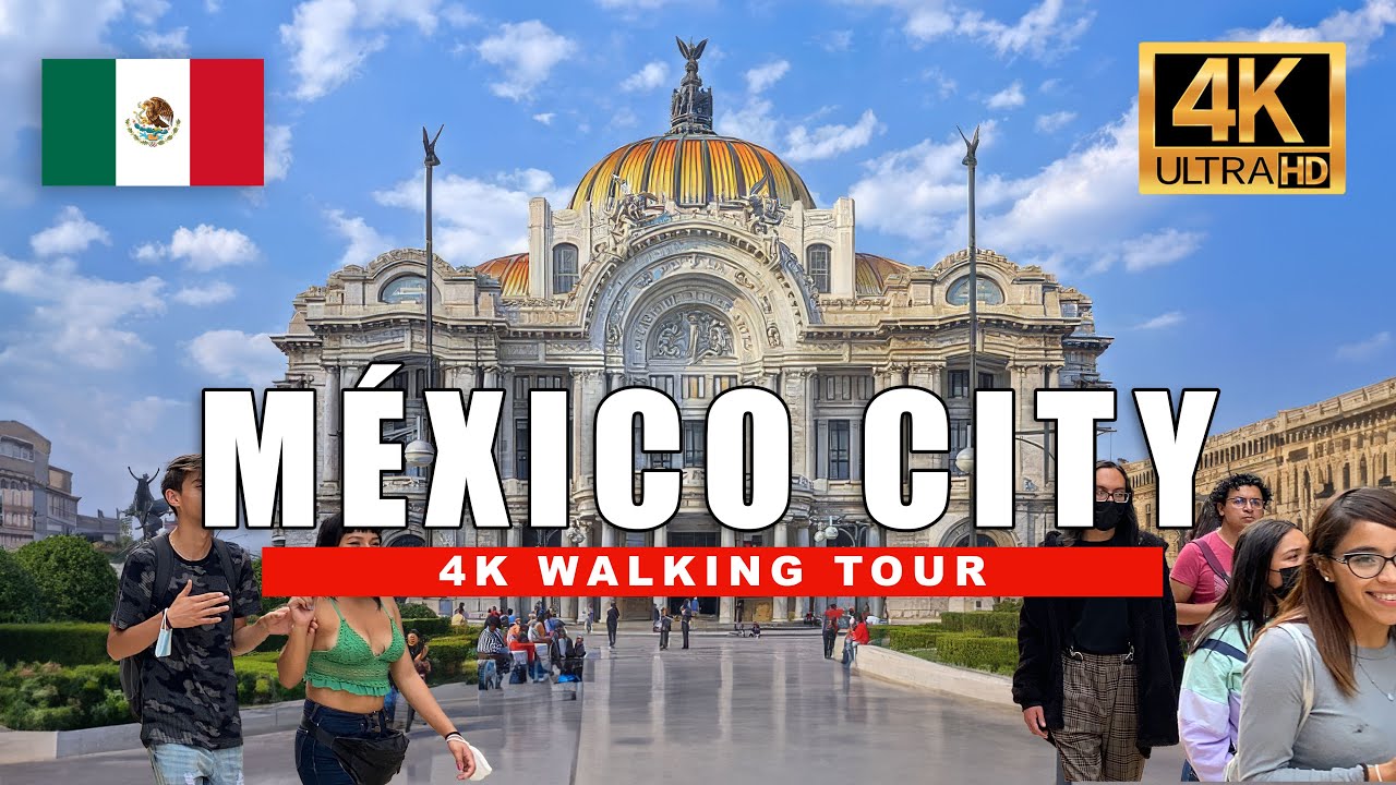 🇲🇽 Mexico City, Mexico 4K Walking Tour - Historic City Center Tour | 4K Ultra HD / 60fps