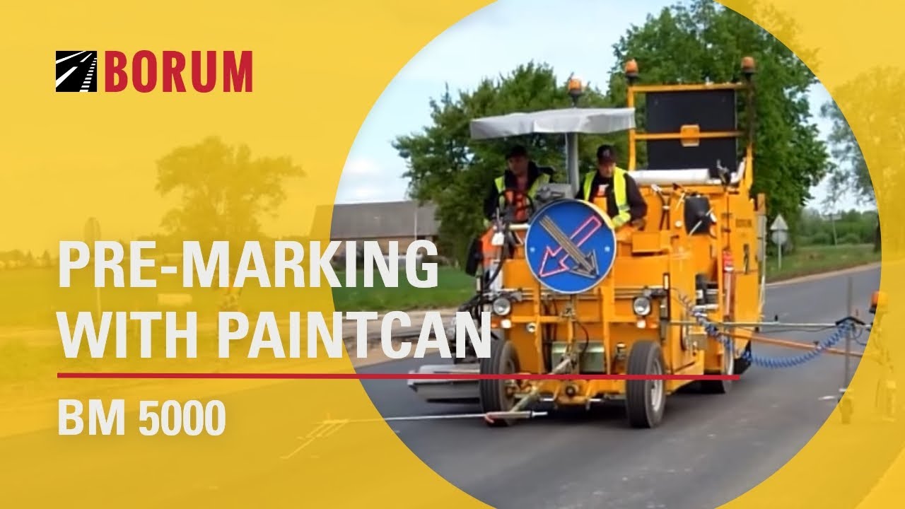 BM 5000 - PRE-MARKING WITH PAINTCAN