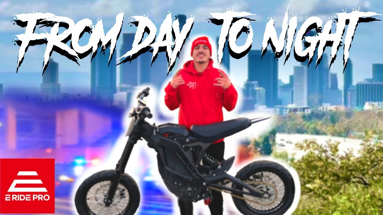 24 Hours Exploring Los Angeles On My E-Ride Pro SS (From Day To Night)