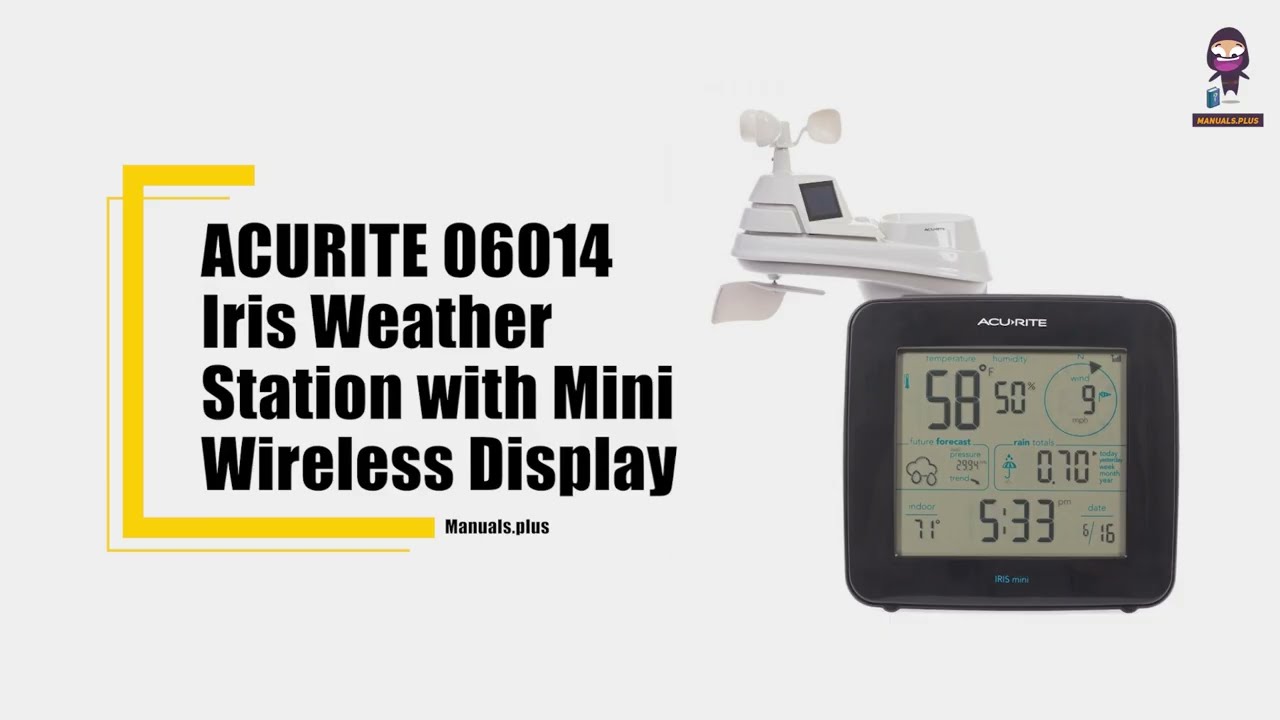 How to Set Up the AcuRite 06014 Iris Weather Station with Mini Wireless Display
