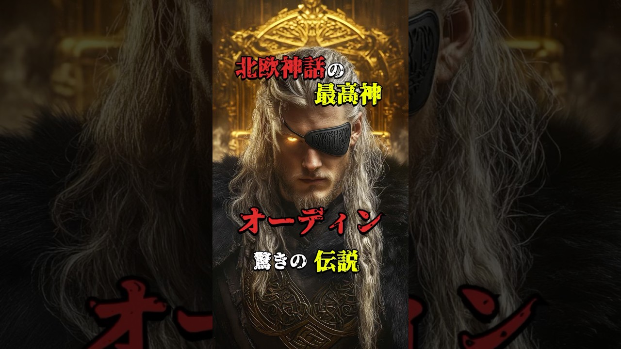 北欧神話の最高神 オーディン 驚きの伝説