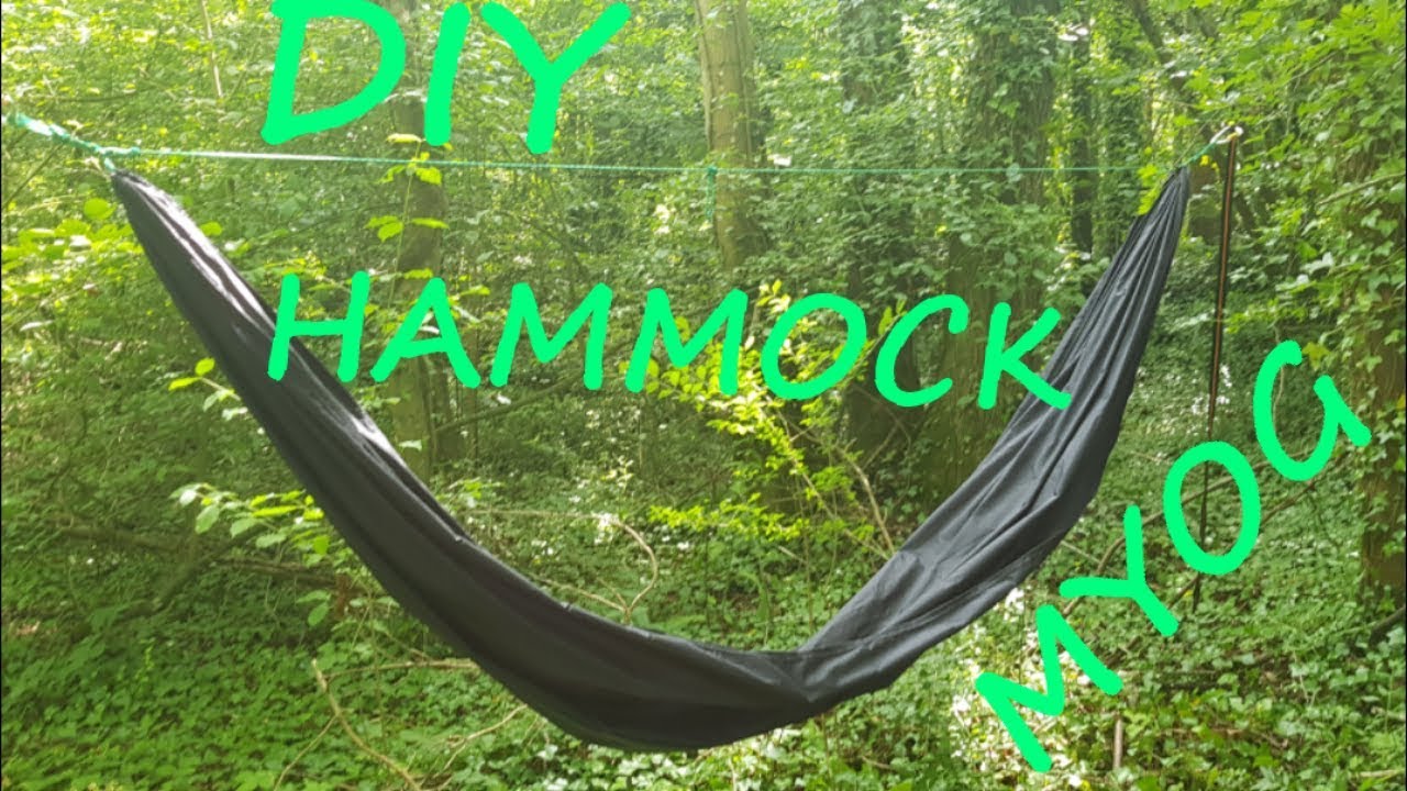 MYOG, DIY 10 ft Hammock, ideal for wild camping / bushcraft.