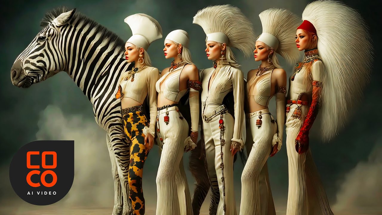 [4K] TRIBAL Beat! (Surreal AI Dance) | Official AI Music & Art Film