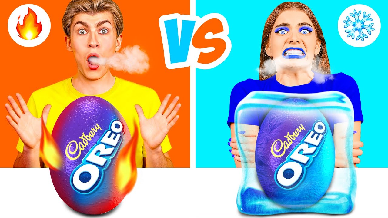 Hot vs Cold Food Challenge | Crazy Cooking Battle by Crazy DO