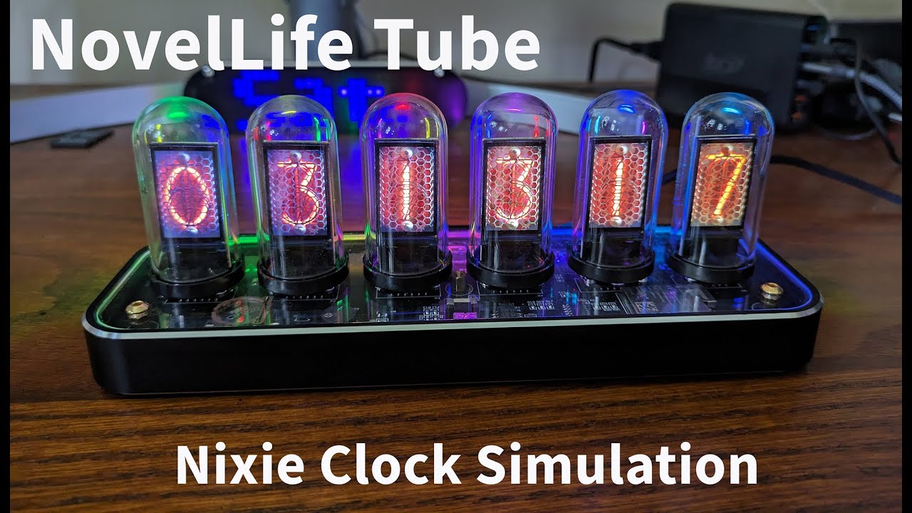 Симулятор часов NovelLife Tube Nixie