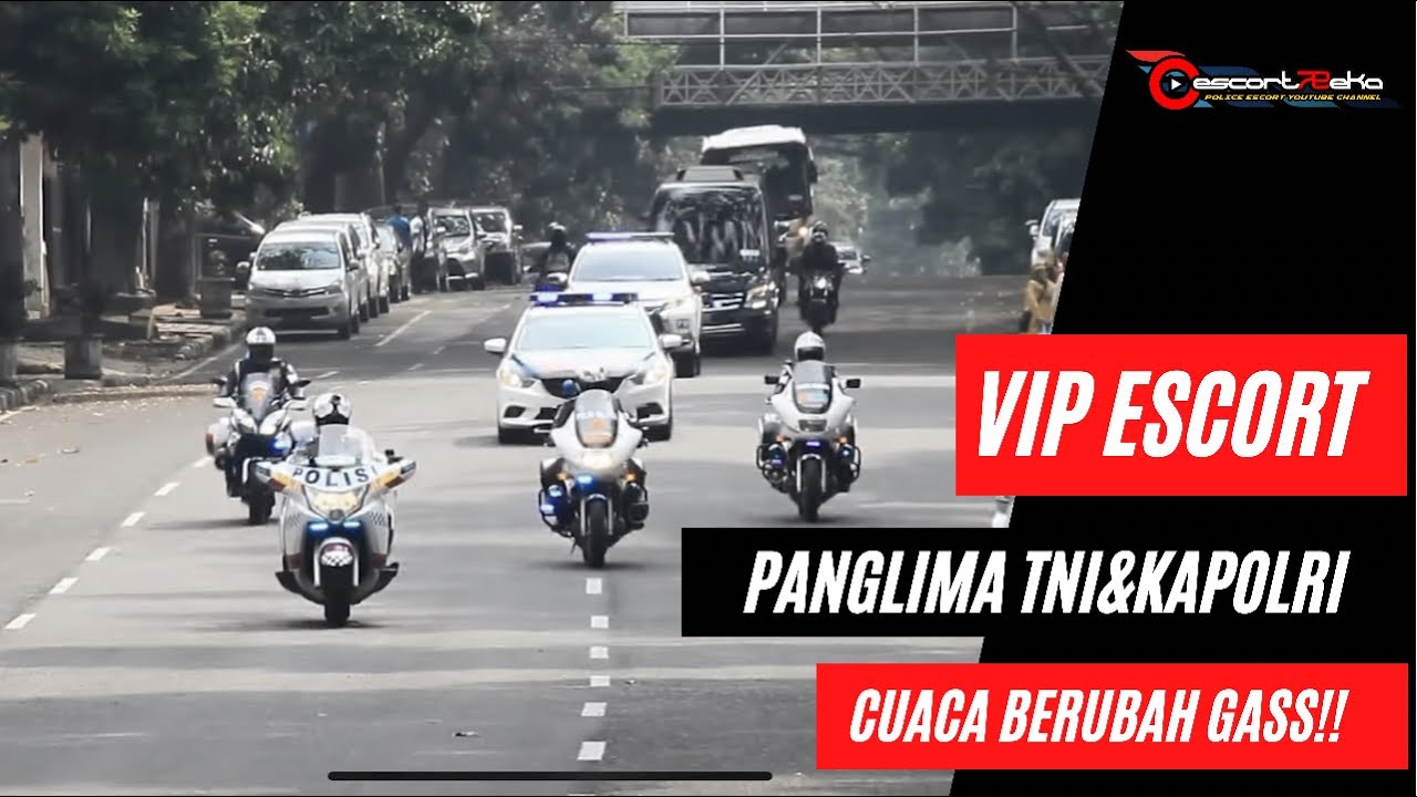 Panglima TNI dan Kapolri (kunker Bandung) The first day.. Kawal VIP diguyur Hujan (part - 1)