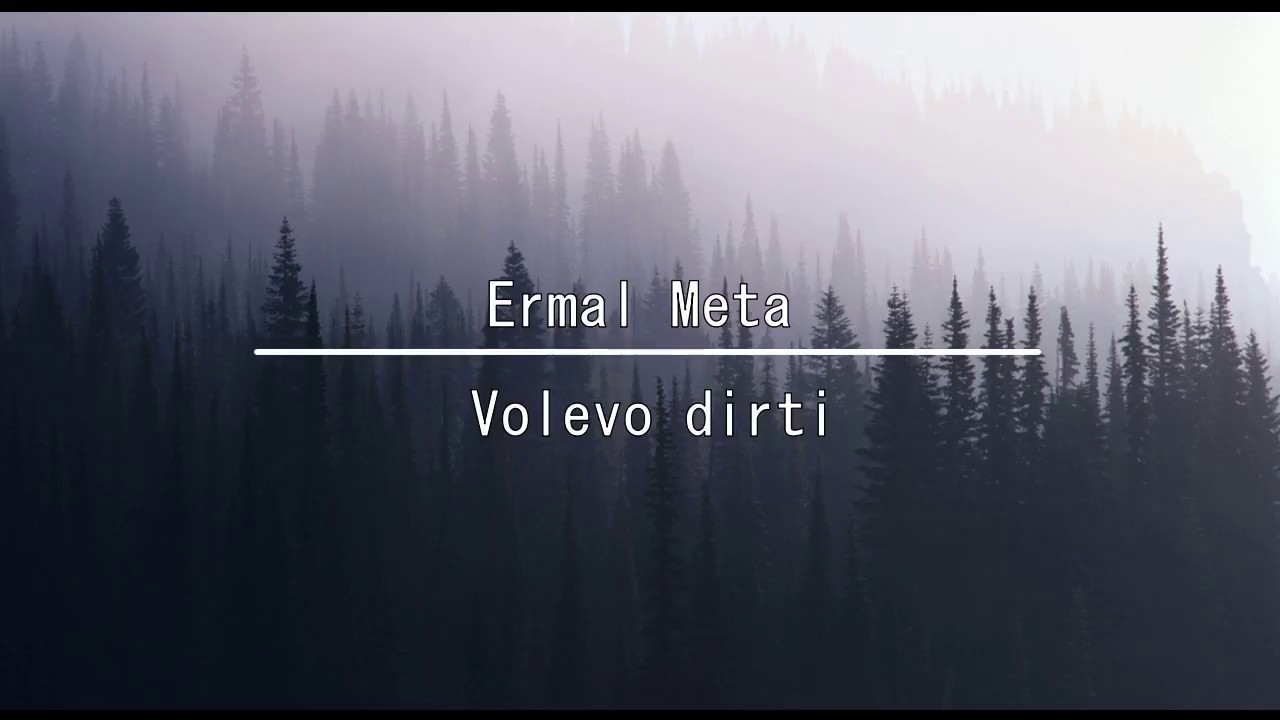 Ermal Meta - Volevo Dirti (Lyrics + English translation)