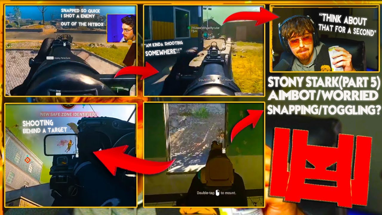 STONY STARK IS TOGGLING/SNAPPING (STILL AIMBOTTING?) ON *WARZONE* (PART 5) (MUST WATCH)