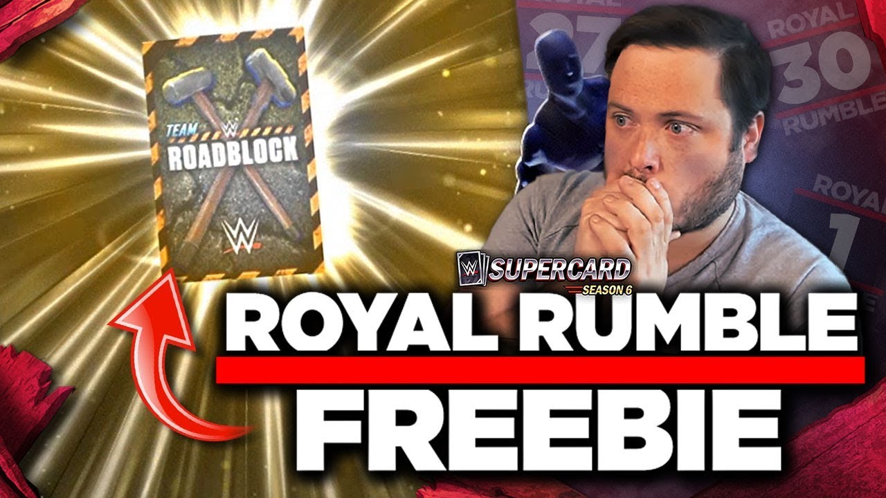 MY ROYAL RUMBLE TIER FREEBIE!! HUGE SURPRISE LEAGUE PACK! | WWE SuperCard S6