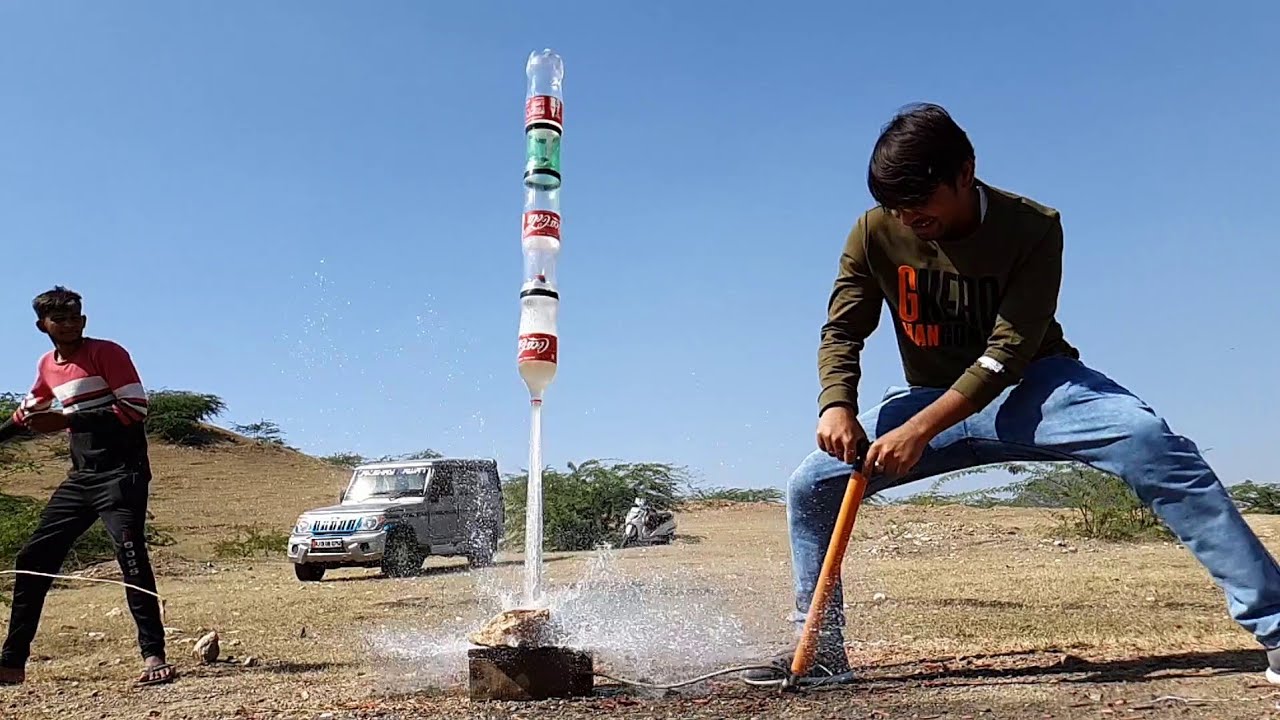 How To Make Biggest Water Bottle Rocket...At Home