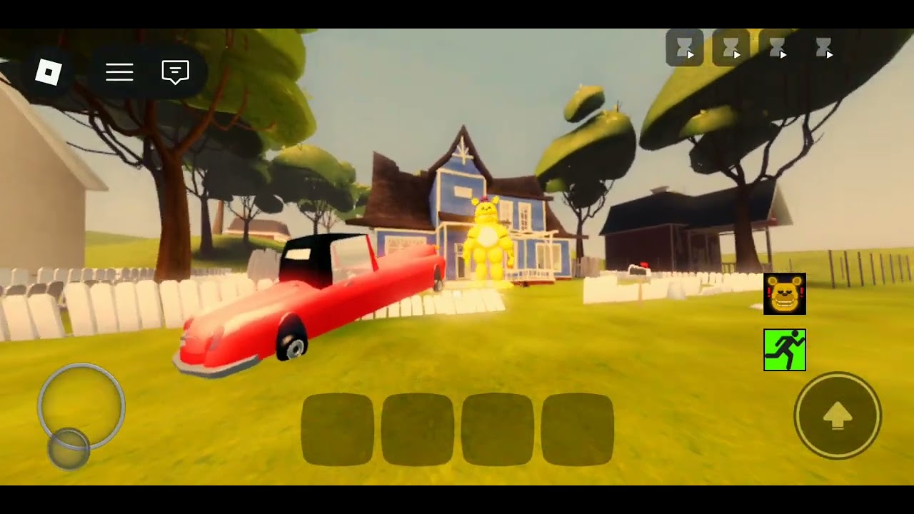 Playing hello neighbor 