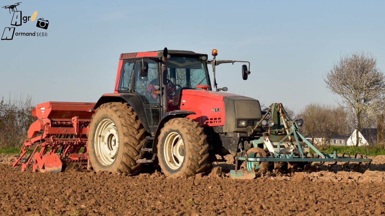 🌱 Semis de févrole 💨 Valtra & Kuhn 3m 🚜