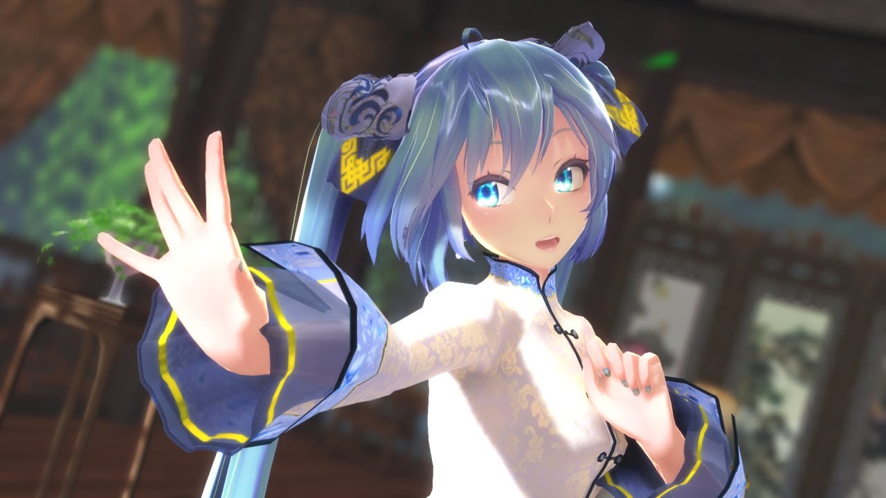 【MMD】TDA式改变中华lolita 初音未来的[染上你的颜色]