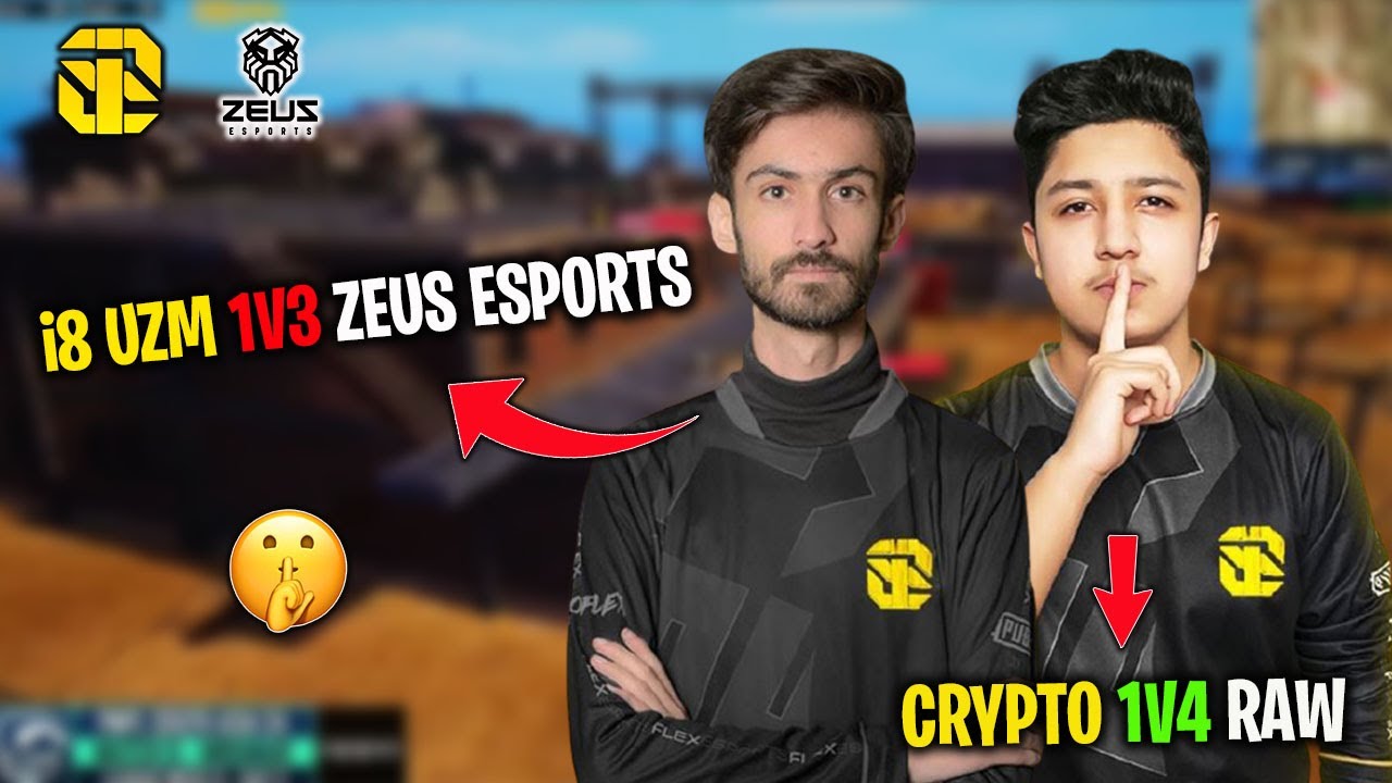 @i8uzm304 1v3 ZEUS ESPORTS | @crypto5775 1V4 RAW | i8 CRYPTO AND UZM BACK TO BACK CLUTCHES | CRYPTO POV